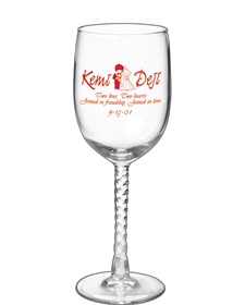 11 oz sophia clear stem goblet
