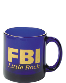 13 oz cobalt blue glass mug