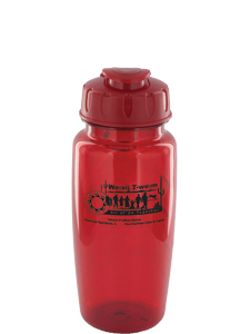 25 oz red nautilus sports bottle