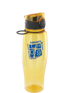 24 oz yellow quenchers sports bottle