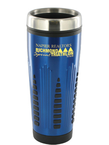 16 oz blue  rocket travel mug
