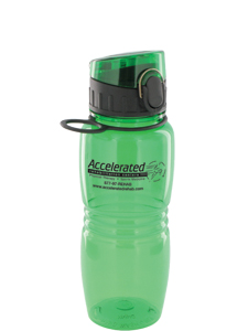 17 oz green splash sports bottle