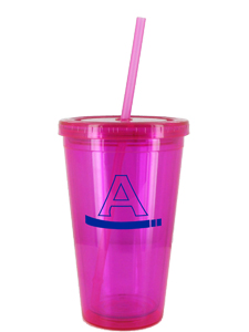 16 oz Magenta Journey: Double Wall Acrylic Tumber