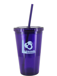 16 oz Purple Journey: Double Wall Acrylic Tumber