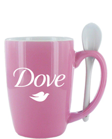 16 oz. Pink Ursa Endeavour Spoon Mug
