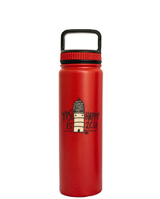 700 ML Red Satin Eugene Double Wall Vacuum Insulated Water Bottle