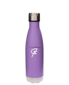 17 oz Glacier Satin Pastel Purple Vacuum Insulated Stainless Steel Double Wall Water Bottle