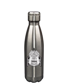17 oz Glacier Brushed Stainless Steel Vacuum Insulated Double Wall Water Bottle