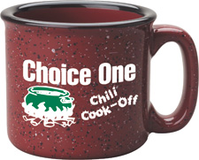 15 oz western stoneware mug - maroon