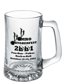 15 oz starburst glass mug
