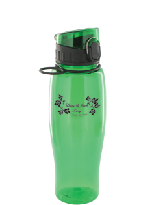 24 oz green quenchers sports bottle