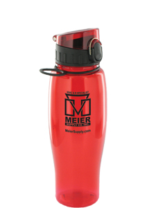 24 oz red quenchers sports bottle